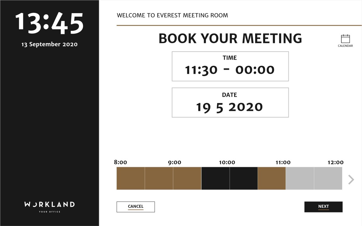 Workland_app_ui_design_book_time Workland App UI Design Book meeting time